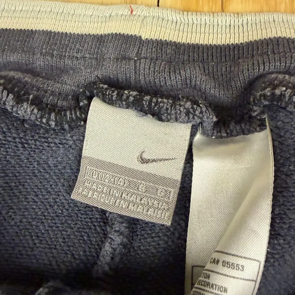 Vintage Y2K Nike Baggy Sweatpants – Navy Blue – Women’s L